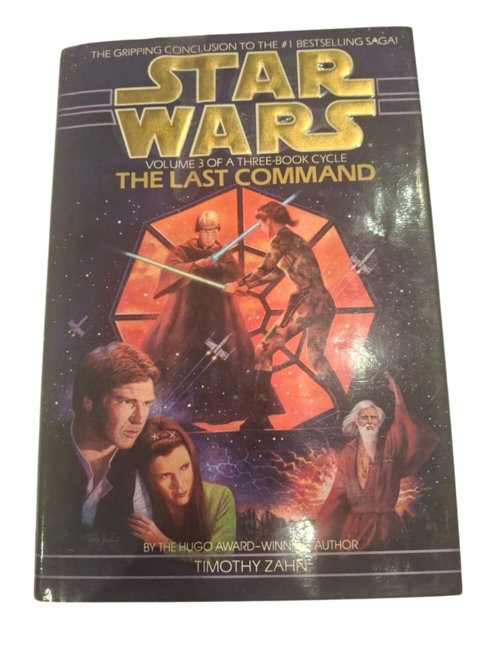 Star Wars The Last Command HC Timothy Zahn 1993 1st Print Bantam Sci-Fi Novel